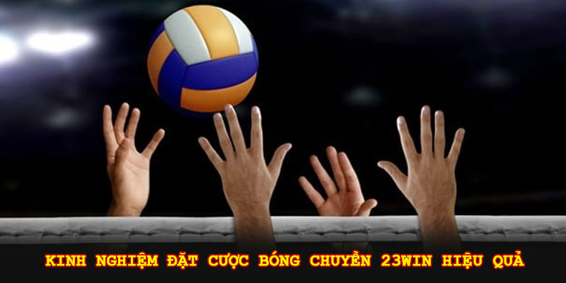 Kinh nghiệm đặt cược bóng chuyền 23win hiệu quả