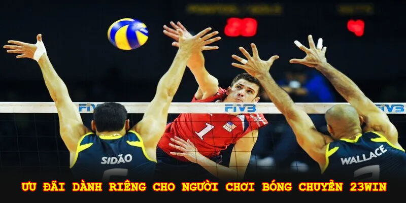 Ưu đãi dành riêng cho người chơi bóng chuyền 23win